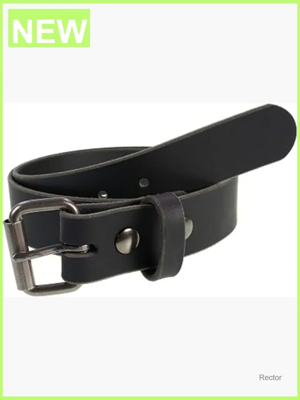 Mens Classic Full Grain Leather Belt 1.5